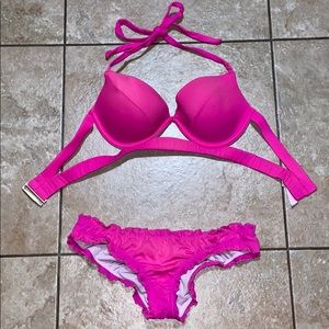 Victoria’s Secret The Ruffle Cheeky Swim Bottoms